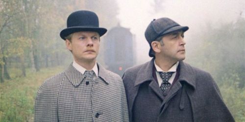 Кадр из фильма о Шерлоке Холмсе