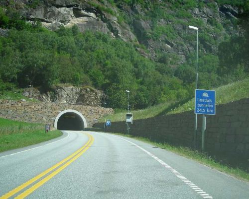 Лаердальский тоннель, Норвегия